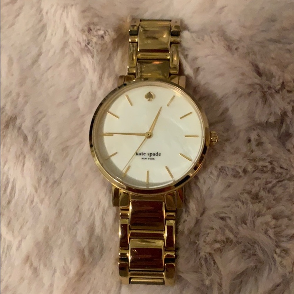 KATE SPADE EUC Gold toned watch